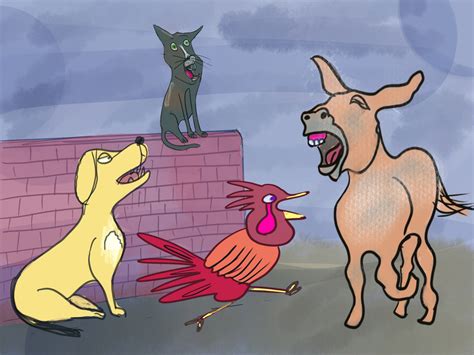 The Bremen Town Musicians:  A Hilarious Tale of Aging Animals Seeking Fame and Fortune!